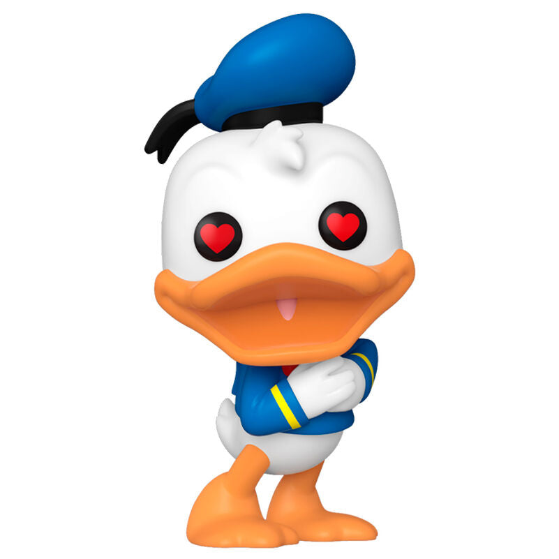Imagen de Figura Pop Disney 90Th Anniversary Donald Duck With Heart Eyes parte de nuestra colección en Espadas y más, sitio oficial.