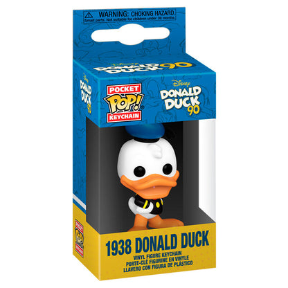 Imagen 2 de Llavero Pocket Pop Disney 90Th Anniversary Pato Donald 1938