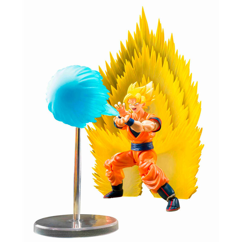 Imagen 1 de Figura S.H Figuarts Super Saiyan Son Goku Teleport Kamehameha Dragon Ball 15Cm