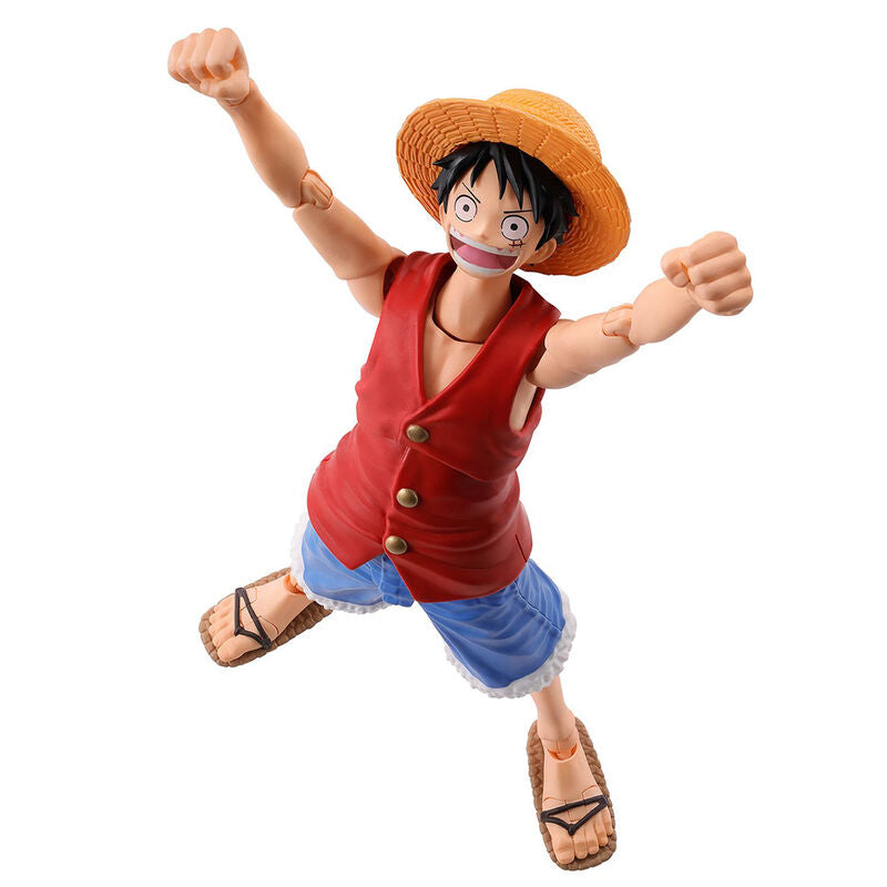 Imagen de Figura S.h Figuarts Monkey D Luffy Romance Dawn One Piece 14Cm parte de nuestra colección en Espadas y más, sitio oficial.
