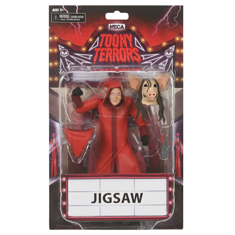 Imagen 1 - Figura Jigsaw Killer Red Robe Saw Toony Terrors 15Cm