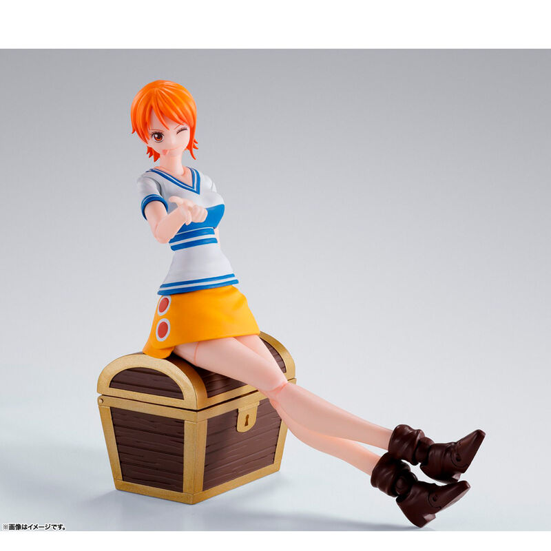 Imagen 4 - Figura S.h Figuarts Nami One Piece 15Cm