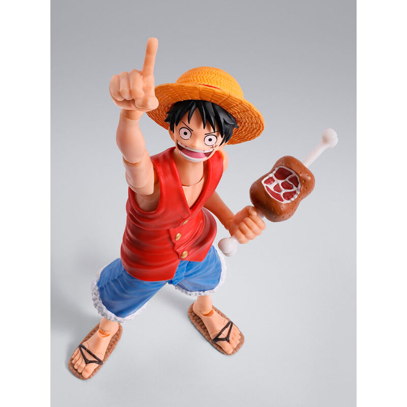 Imagen 4 de Figura S.H Figuarts Monkey D Luffy Romance Dawn One Piece 14Cm