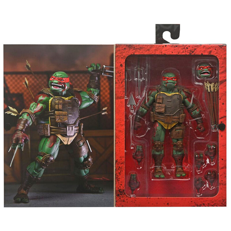 Imagen de Figura Ultimate First To Fall Raphael Teenage Mutant Las Tortugas Ninja 18Cm parte de nuestra colección en Espadas y más, sitio oficial.