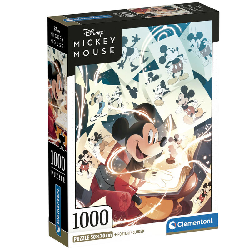Imagen de Puzzle Mickey 100Th Anniversary Disney 1000Pzs parte de nuestra colección en Espadas y más, sitio oficial.