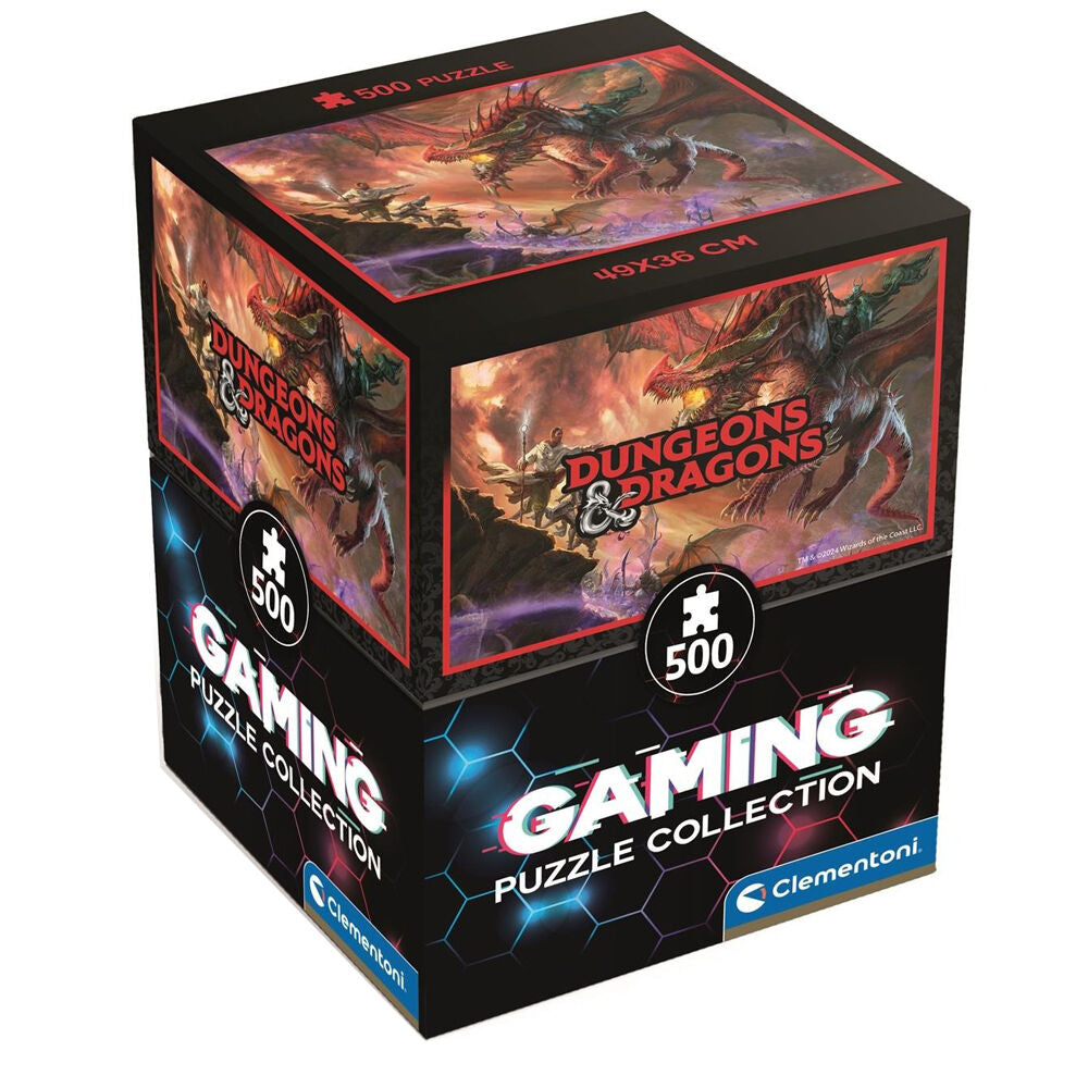 Imagen de Puzzle Dungeons Dragons 500Pzs parte de nuestra colección en Espadas y más, sitio oficial.