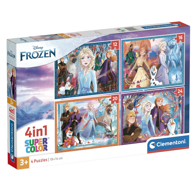 Imagen 1 de Puzzle Frozen Disney 12-16-20-24Pzs