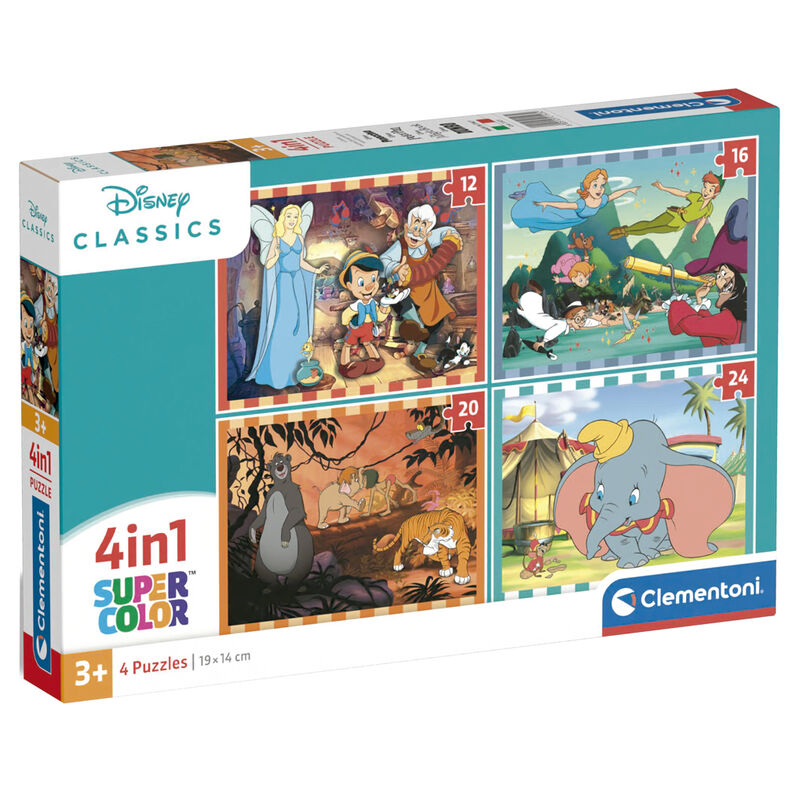 Imagen 1 de Puzzle Classic Disney 12-16-20-24Pzs