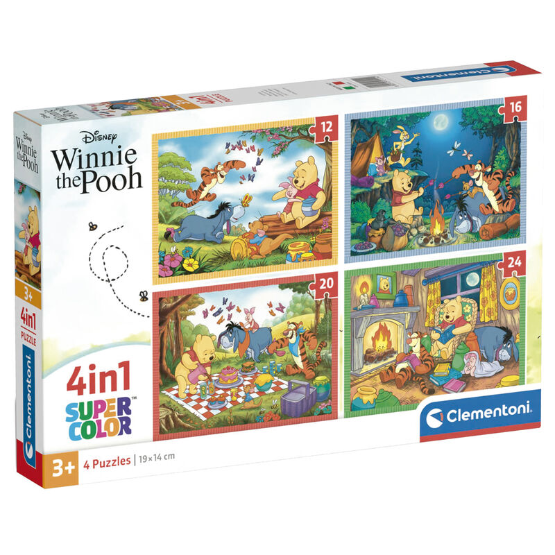 Imagen 1 de Puzzle Winnie The Pooh Disney 12-16-20-24Pzs