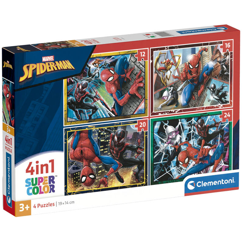Imagen 1 de Puzzle Spiderman Marvel 12-16-20-24Pzs