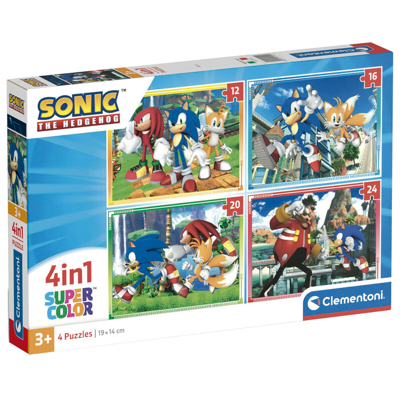 Imagen 1 de Puzzle Sonic The Hedgehog 12-16-20-24Pzs