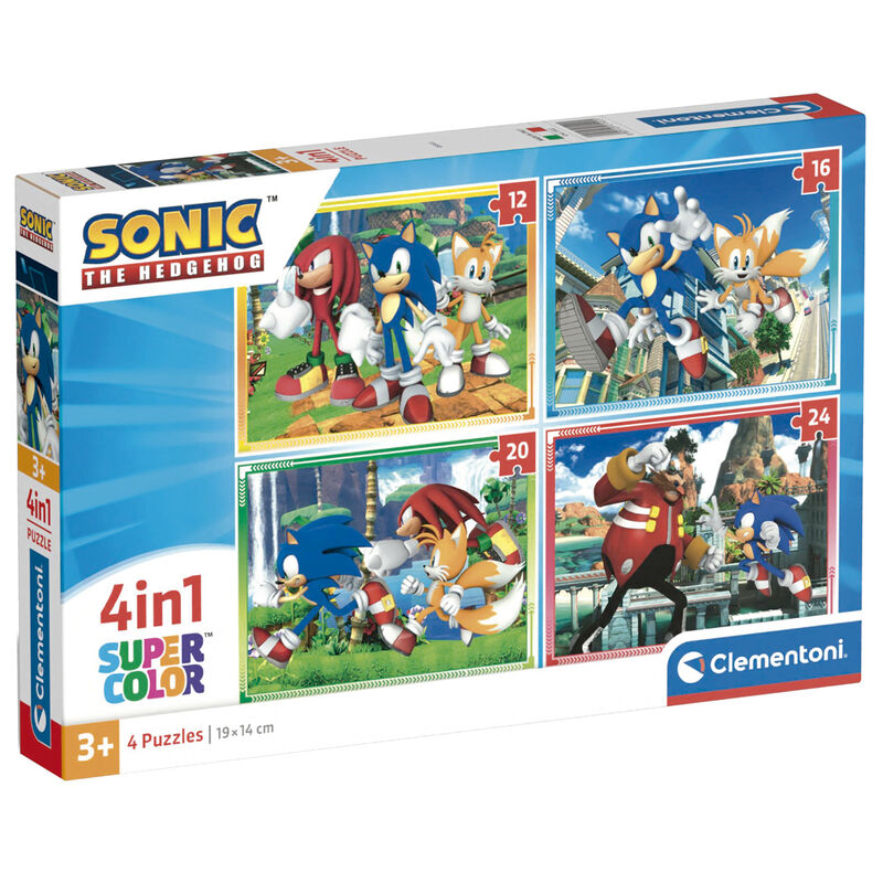 Imagen 1 - Puzzle Sonic The Hedgehog 12-16-20-24Pzs