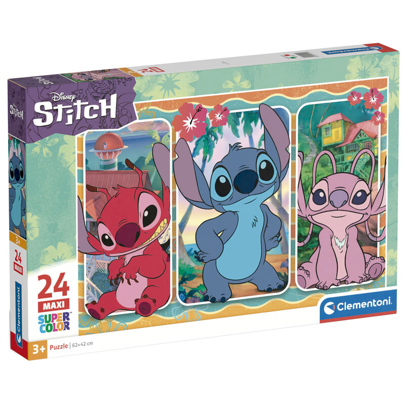 Imagen 1 de Puzzle Maxi Stitch Disney 24Pzs