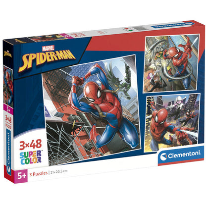 Imagen 1 de Puzzle Spiderman Marvel 3X48pzs