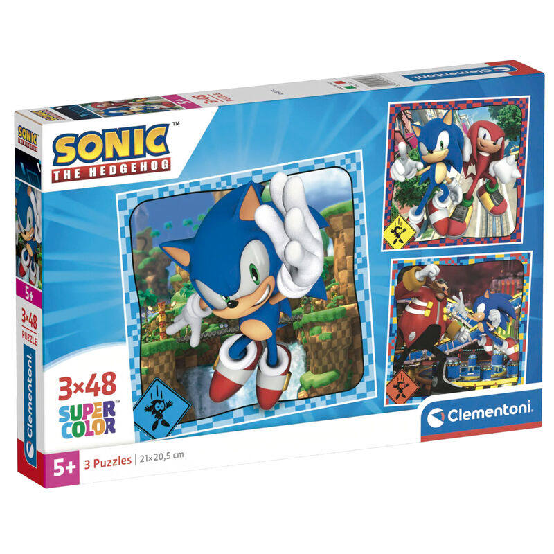 Imagen 1 de Puzzle Sonic The Hedgehog 3X48pzs