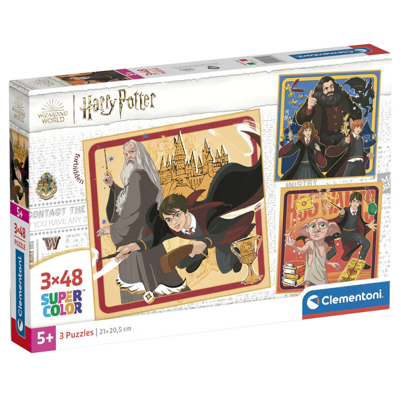 Imagen 1 - Puzzle Harry Potter 3X48pzs