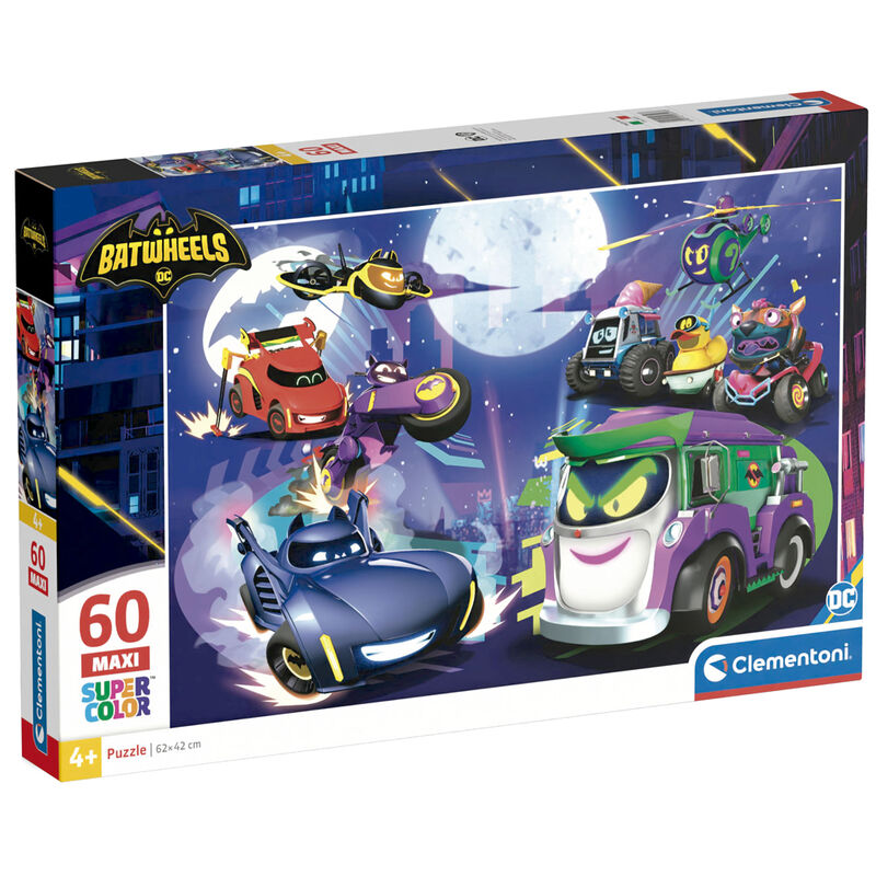 Imagen 1 de Puzzle Maxi Batwheels Dc Comics 60Pzs