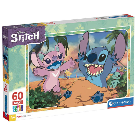 Imagen 1 de Puzzle Maxi Stitch Disney 60Pzs