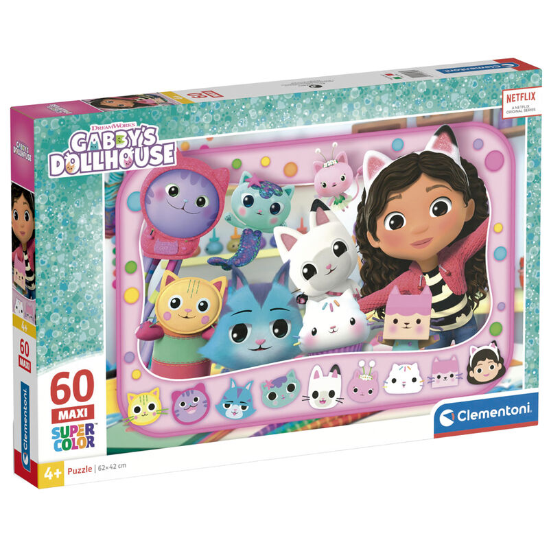 Imagen 1 - Puzzle Maxi La Casa De Muñecas De Gabby 60Pzs