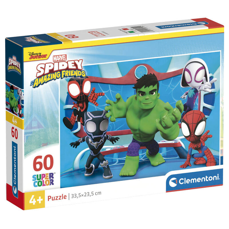 Imagen 1 - Puzzle Spidey And His Amazing Friends Marvel 60Pzs