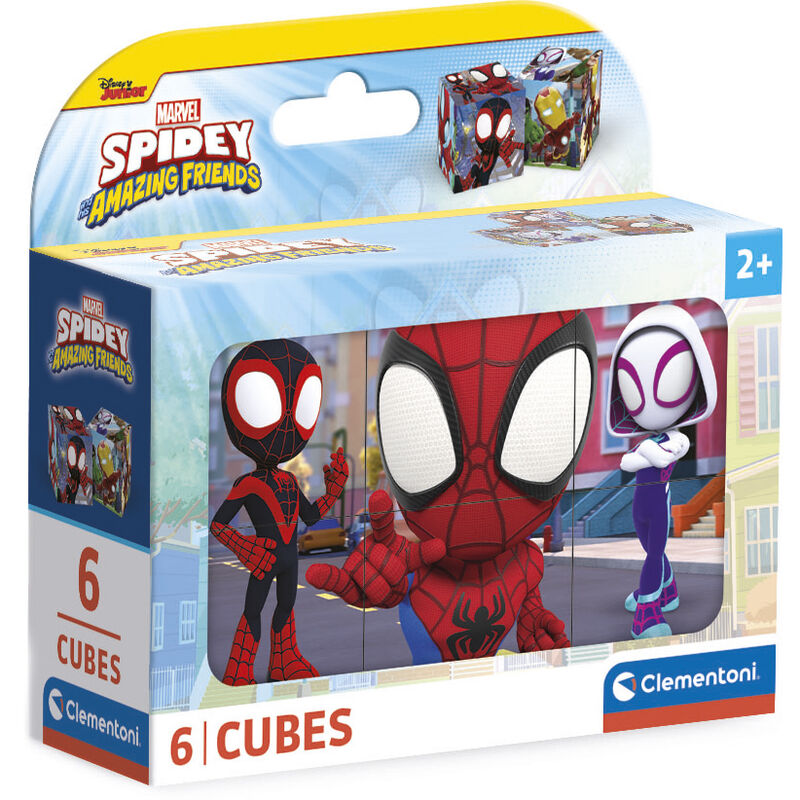 Imagen 1 - Puzzle Cubo Spidey And His Amazing Friends Marvel 6Pzs