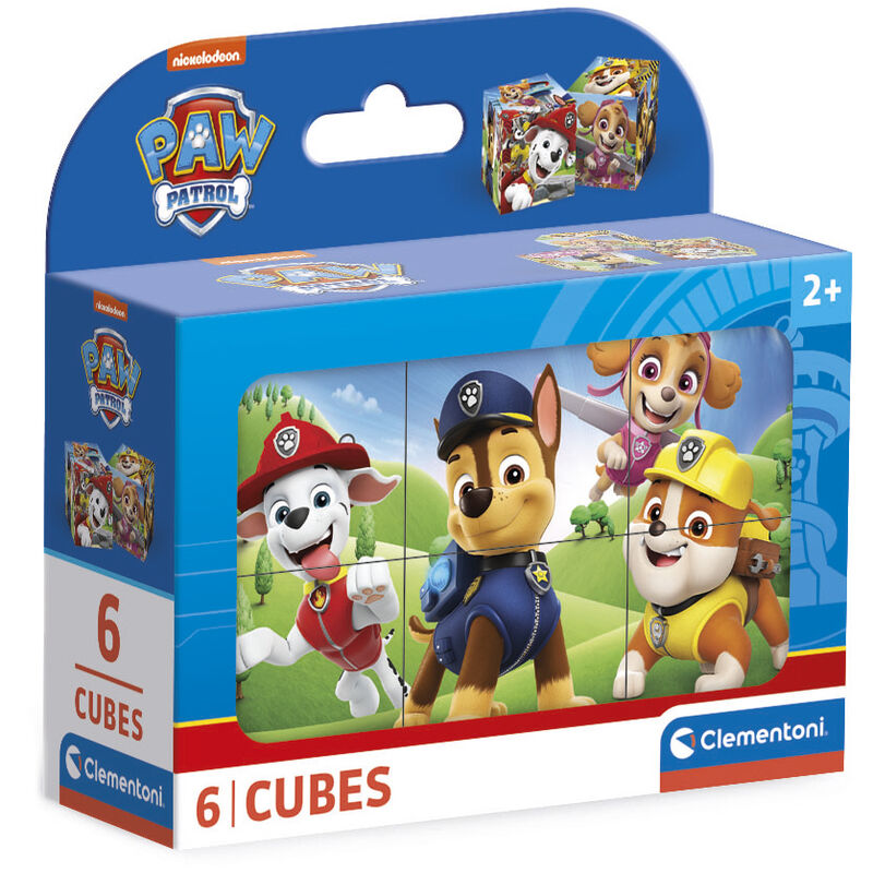 Imagen 1 - Puzzle Cubo Patrulla Canina Paw Patrol 6Pzs