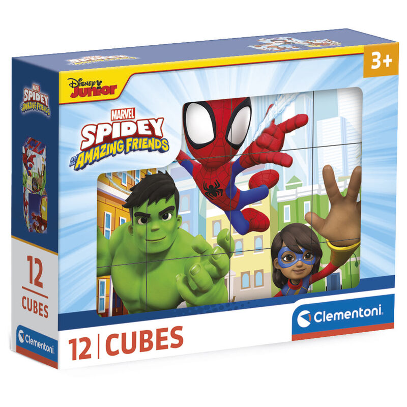 Imagen 1 de Puzzle Cubo Spidey And His Amazing Friends Marvel 12Pzs