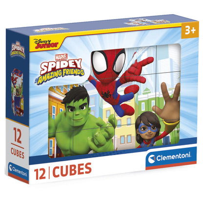 Imagen 1 - Puzzle Cubo Spidey And His Amazing Friends Marvel 12Pzs