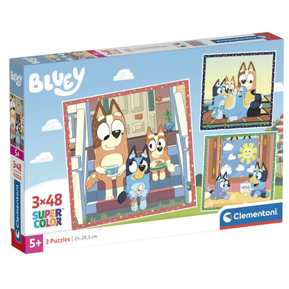 Imagen 1 de Puzzle Bluey 3X48pzs