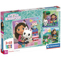 Imagen 1 - Puzzle La Casa De Muñecas De Gabby 3X48pzs