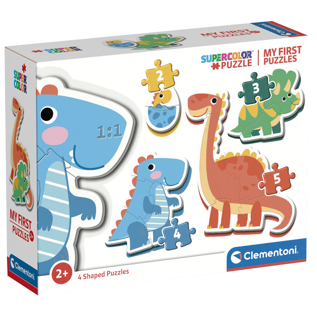 Imagen 1 - Puzzle Dinosaurios 2-3-4-5Pzs