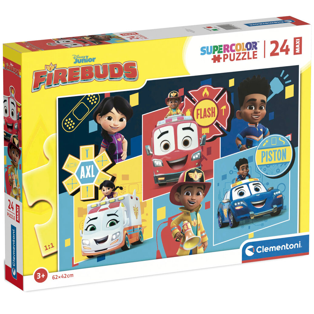Imagen 1 de Puzzle Maxi Firebuds Disney 24Pzs