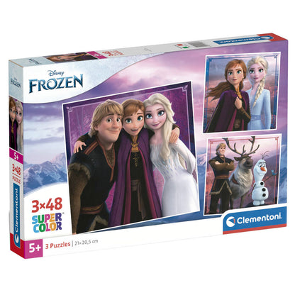 Imagen 1 de Puzzle Frozen Disney 3X48pzs