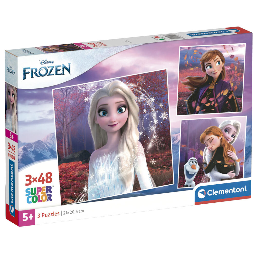 Imagen 1 de Puzzle Frozen Disney 3X48pzs