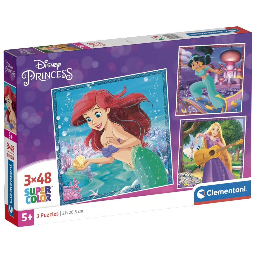 Imagen 1 - Puzzle Princesas Disney 3X48pzs