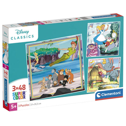 Imagen 1 de Puzzle Classics Disney 3X48pzs 2
