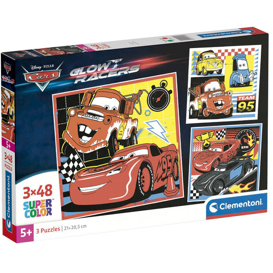 Imagen 1 de Puzzle Cars Disney 3X48pzs