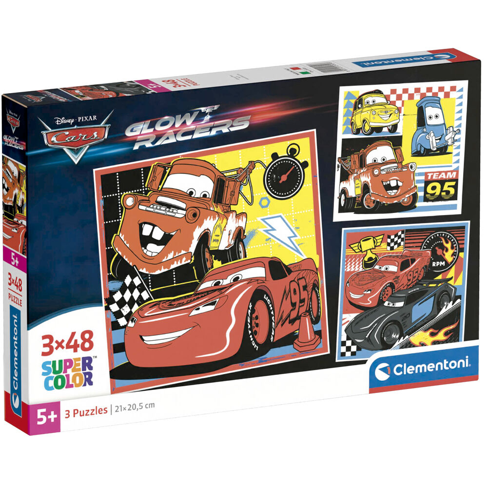 Imagen 1 de Puzzle Cars Disney 3X48pzs 2