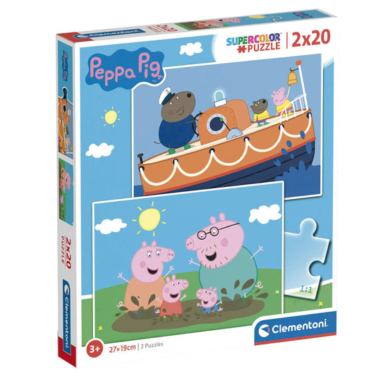 Imagen 1 de Puzzle Peppa Pig 2X20pzs