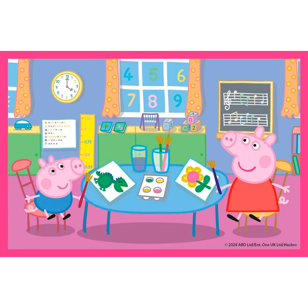 Imagen 4 - Puzzle Cubo Peppa Pig 6Pzs