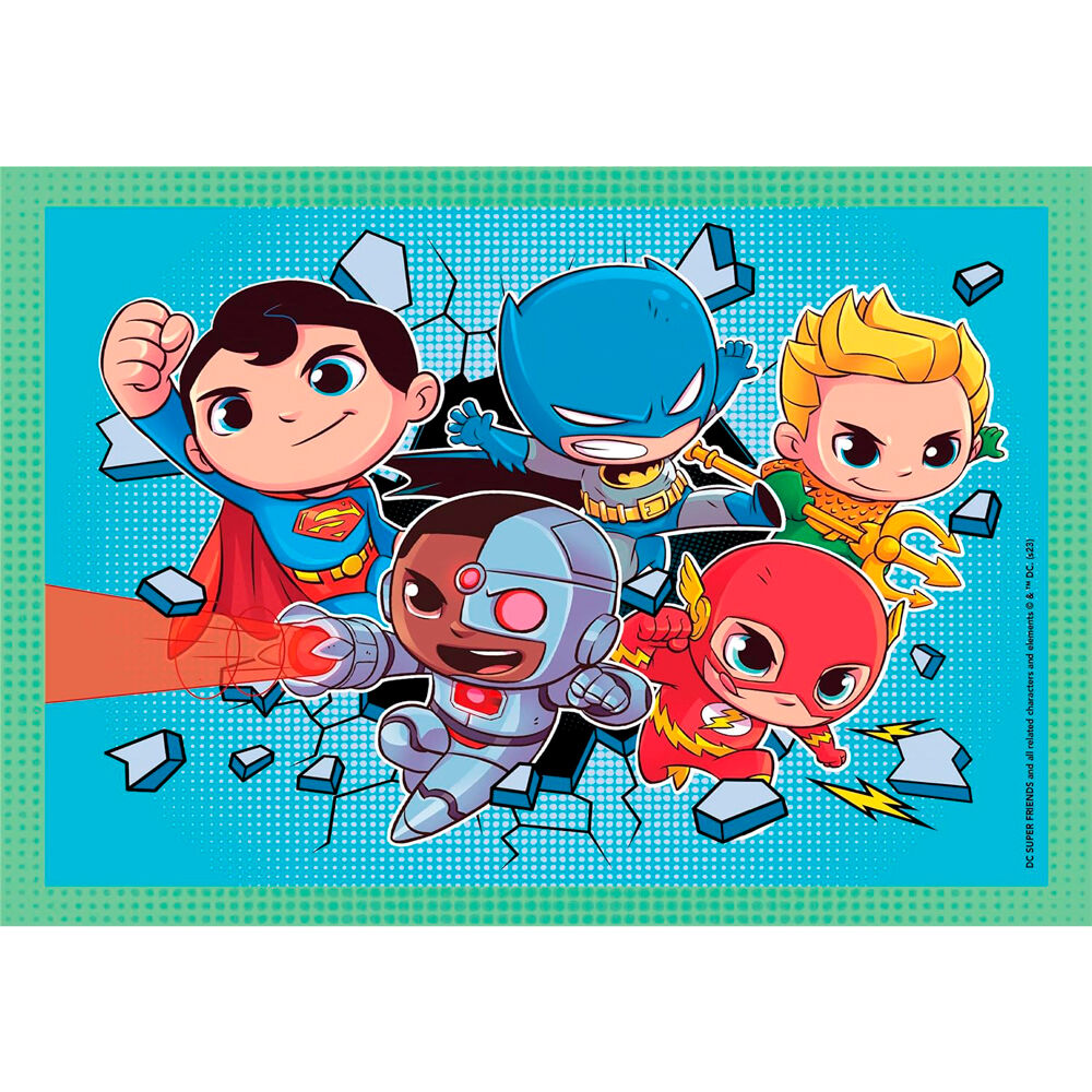 Imagen 1 de Puzzle Superfriends Dc Comics 12-16-20-24Pzs