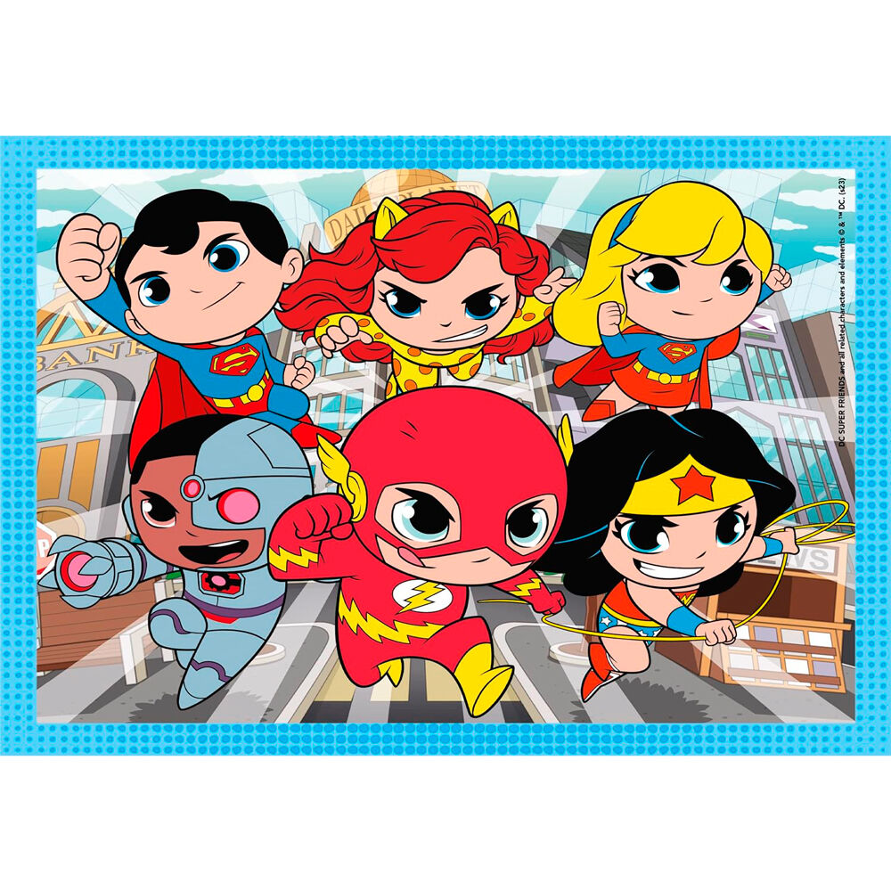 Imagen 2 de Puzzle Superfriends Dc Comics 12-16-20-24Pzs