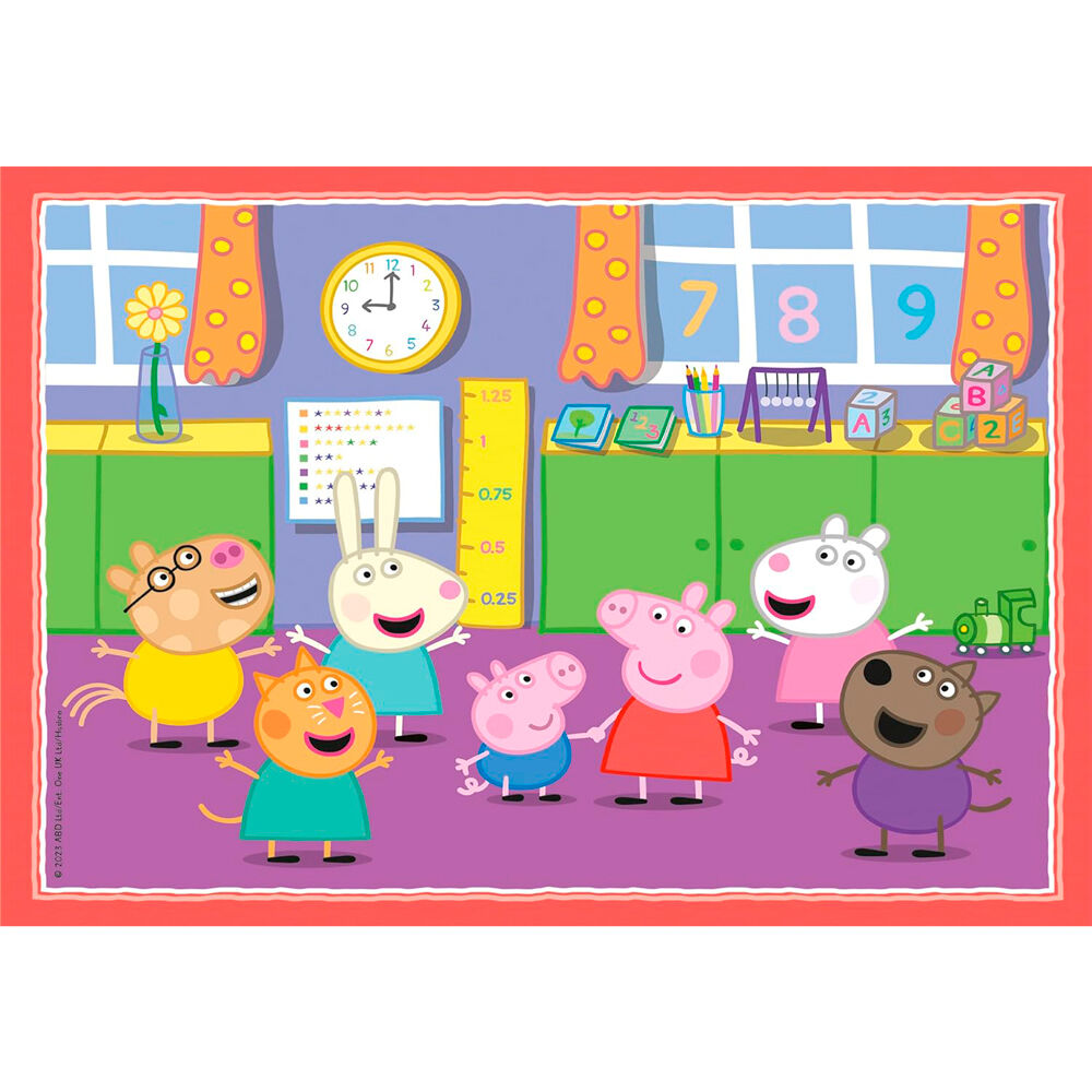 Imagen 2 de Puzzle Peppa Pig 12-16-20-24Pzs