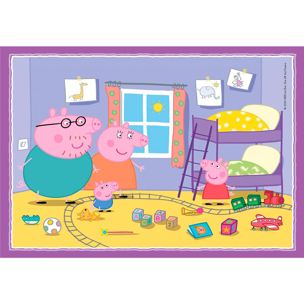 Imagen 4 de Puzzle Peppa Pig 12-16-20-24Pzs