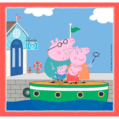 Imagen 2 de Puzzle Peppa Pig 3X48pzs