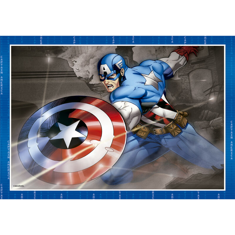 Imagen 2 de Puzzle Los Vengadores Avengers Marvel 12-16-20-24Pzs