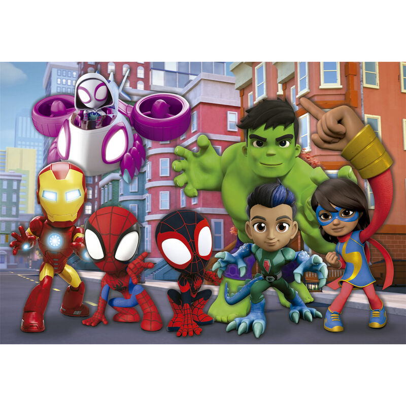 Imagen 2 - Puzzle Maxi Spidey And His Amazing Friends Marvel 24Pzs