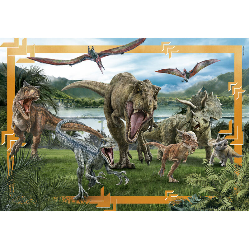 Imagen 2 - Puzzle Maxi Jurassic World 104Pzs