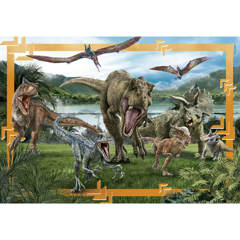 Imagen 2 de Puzzle Maxi Jurassic World 104Pzs