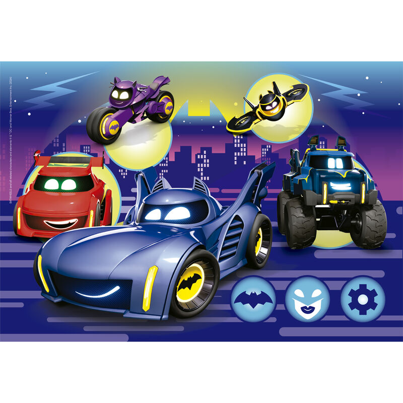 Imagen 2 - Puzzle Batwheels Dc Comics 2X60pzs